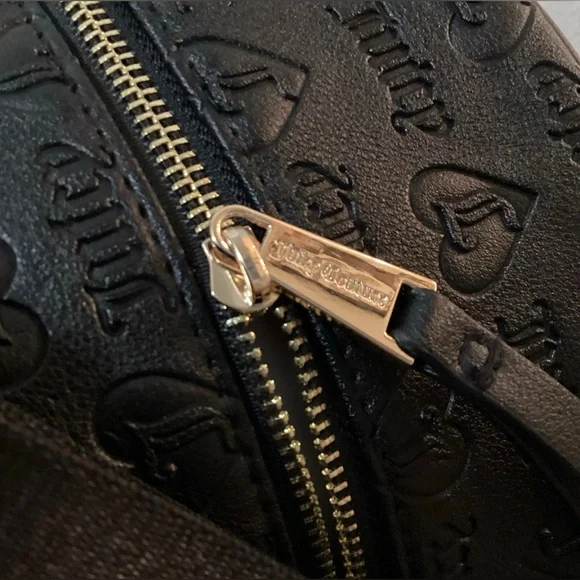 Juicy Couture Fashionista Dome Weekender Duffle Bag Liquorice Black & Wallet-NEW - Picture 7 of 11